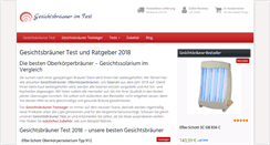 Desktop Screenshot of gesichtsbraeuner.net