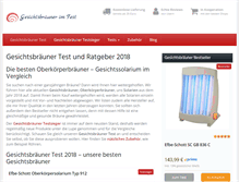 Tablet Screenshot of gesichtsbraeuner.net
